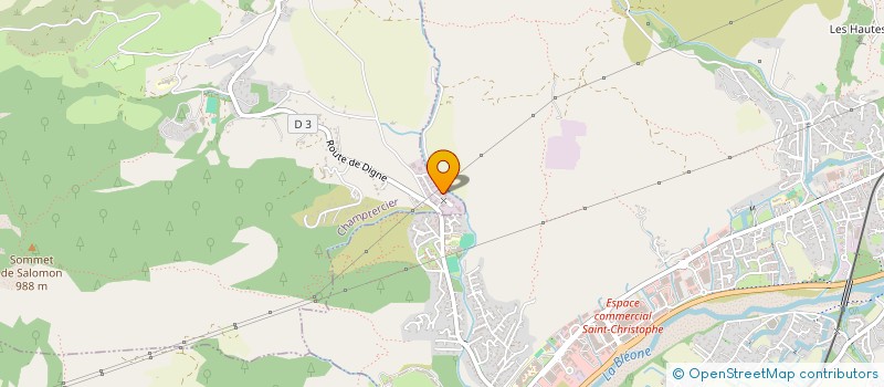 localisation de l'entreprise TRABUC RN SARL à CHAMPTERCIER