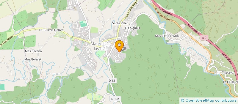 localisation de l'entreprise TRABUCAYRES DE LAS ILLAS  MAUREILLAS-LAS-ILLAS