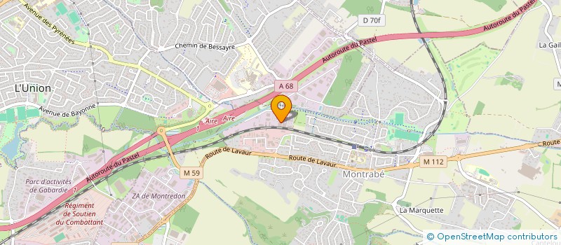 localisation de l'entreprise TRAC  MONTRABE