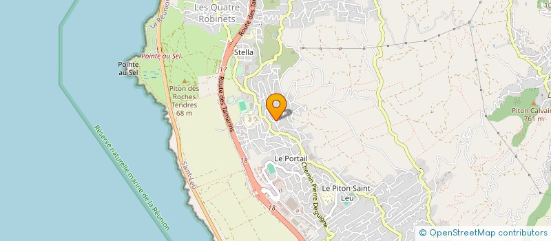 localisation de l'entreprise TRAC  SAINT-LEU