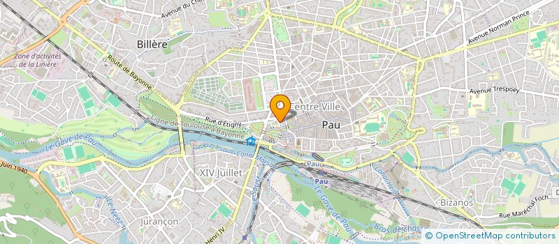 localisation de l'entreprise TRAC BA à PAU