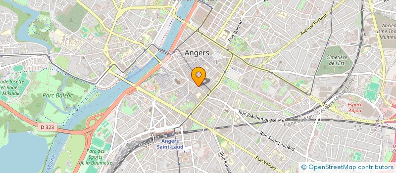 localisation de l'entreprise TRAC N'ART à ANGERS