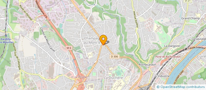 localisation de l'entreprise TRAC SERVICES à CHAMPAGNE-AU-MONT-D'OR