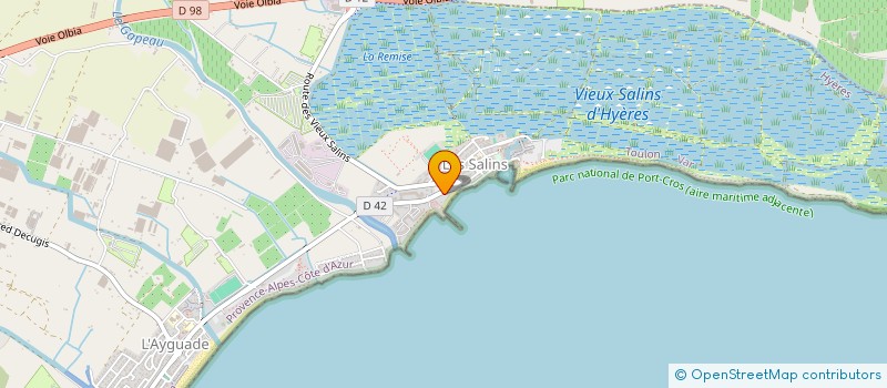 localisation de l'entreprise TRACA  HYERES