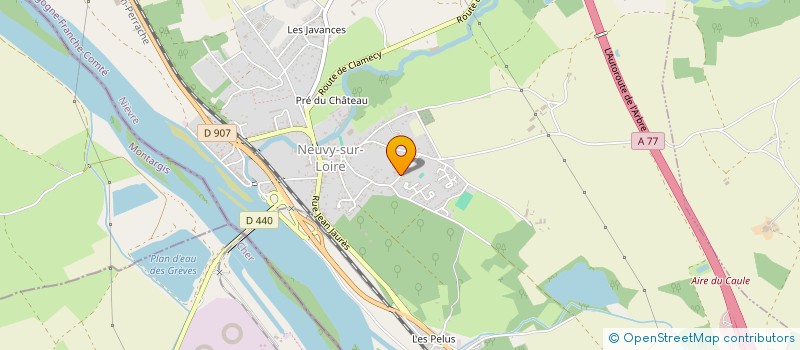 localisation de l'entreprise TRACA-S-TOP à NEUVY-SUR-LOIRE