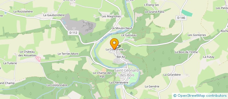 localisation de l'entreprise TRACAGE SERVICE  SAINT-LEONARD-DES-BOIS