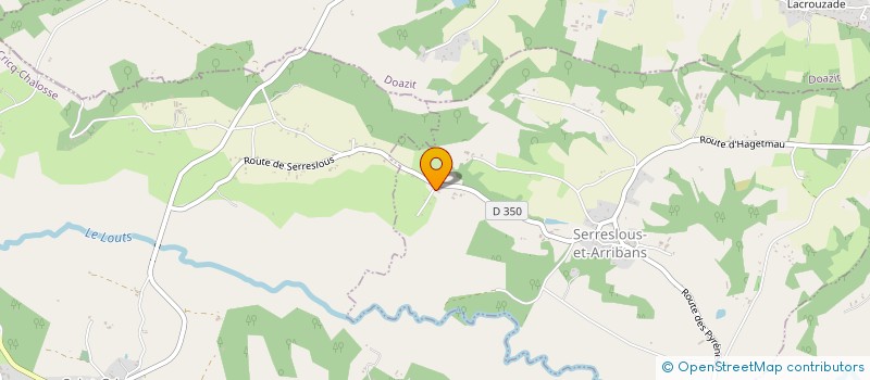 localisation de l'entreprise TRACE 271  SERRESLOUS-ET-ARRIBANS