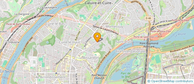 localisation de l'entreprise TRACE GROUP à CALUIRE-ET-CUIRE