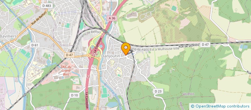 localisation de l'entreprise TRACE PLANS SASU  DANJOUTIN