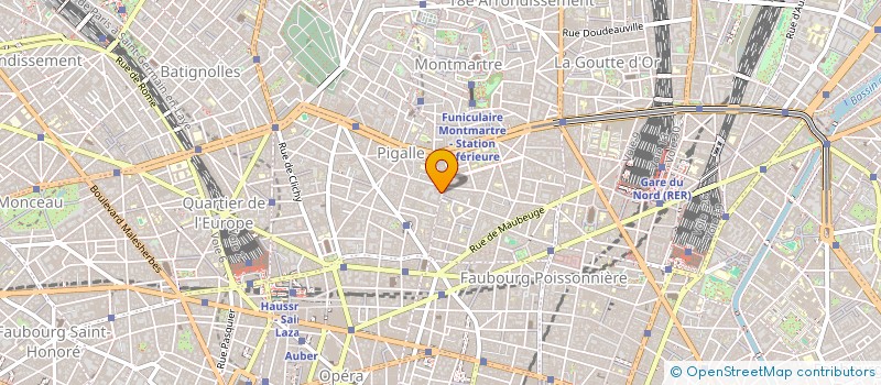 localisation de l'entreprise TRACE ROUGE  PARIS