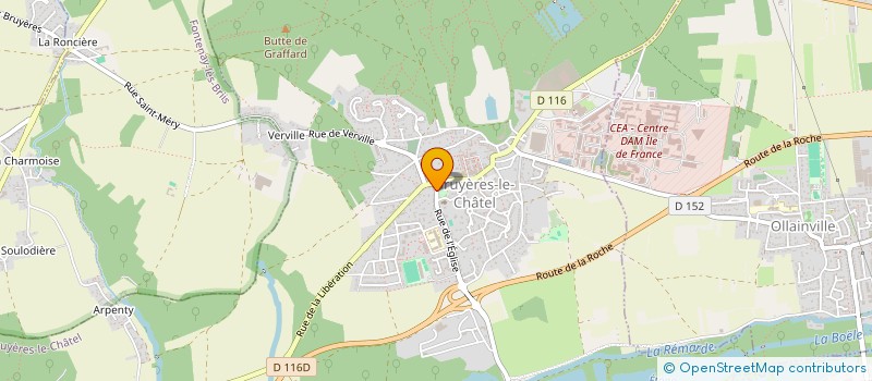 localisation de l'entreprise TRACE(S) LA ROUTE  BRUYERES-LE-CHATEL