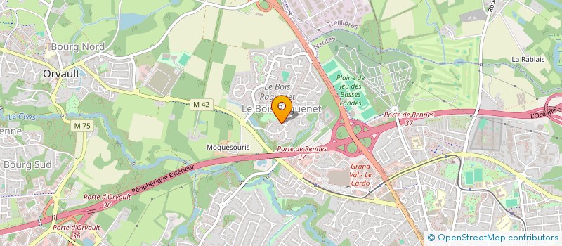 localisation de l'entreprise TRACE UNIQ  ORVAULT