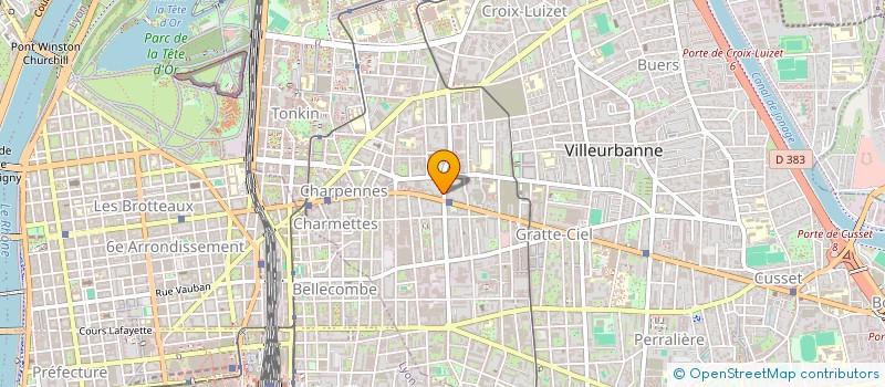 localisation de l'entreprise TRACEO  VILLEURBANNE