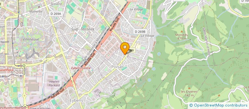 localisation de l'entreprise TRACES  POISAT