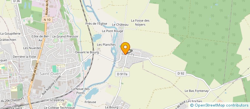 localisation de l'entreprise TRACES  MESLAY