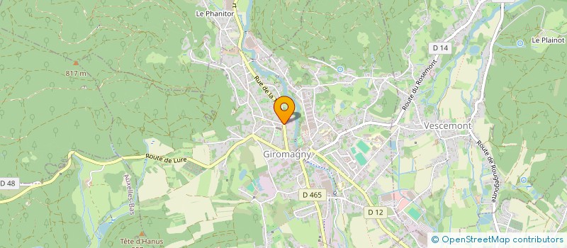 localisation de l'entreprise TRACES COMMUNES à GIROMAGNY