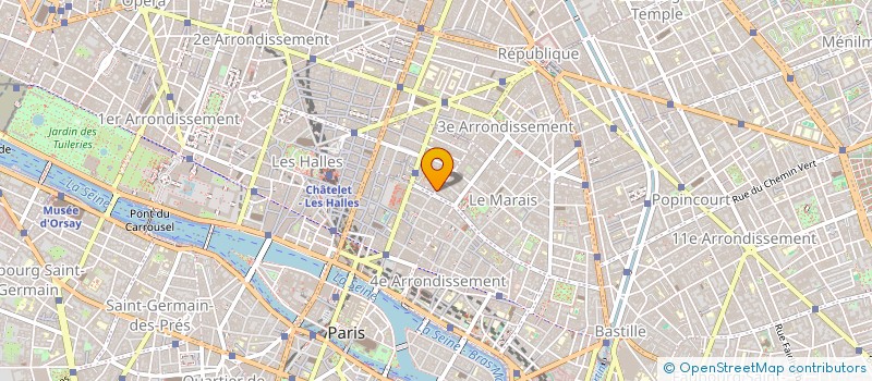 localisation de l'entreprise TRACES D ARTISTES  PARIS