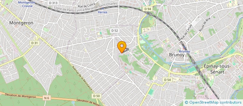 localisation de l'entreprise TRACES D'ENCRE à BRUNOY