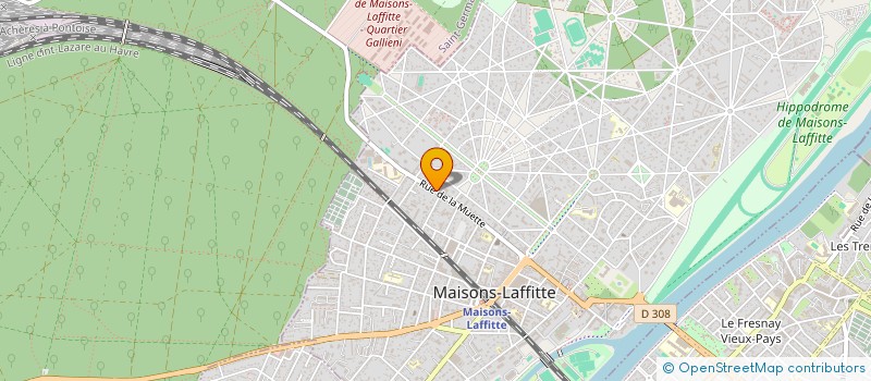 localisation de l'entreprise TRACES DE VIES ILE DE FRANCE à MAISONS-LAFFITTE