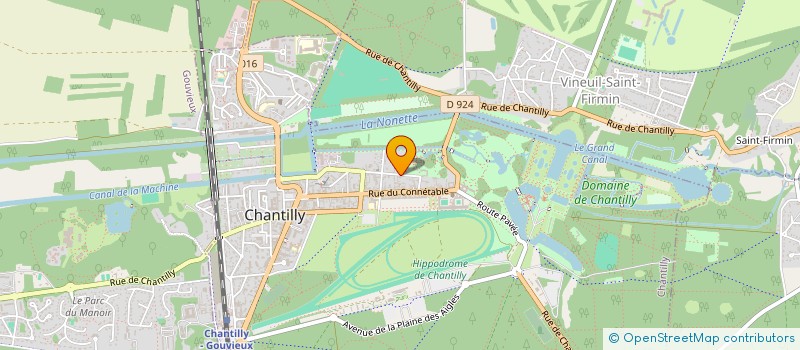 localisation de l'entreprise TRACES ET AVENIR  CHANTILLY