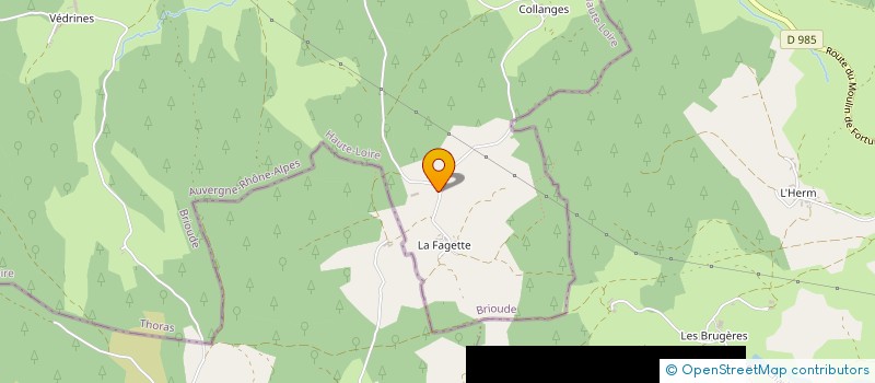 localisation de l'entreprise TRACET ENERGIE  THORAS