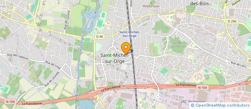 localisation de l'entreprise TRACETUDES à SAINT-MICHEL-SUR-ORGE