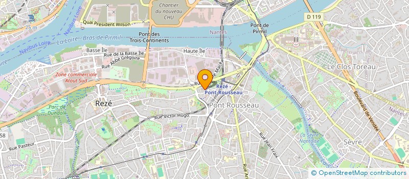 localisation de l'entreprise TRACEURS DE NANTES à REZE