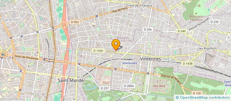 localisation de l'entreprise TRACFIN à MONTREUIL