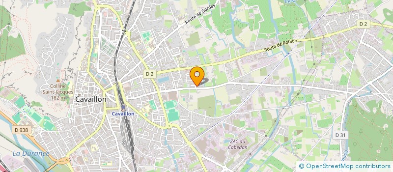 localisation de l'entreprise TRACI COM à CAVAILLON