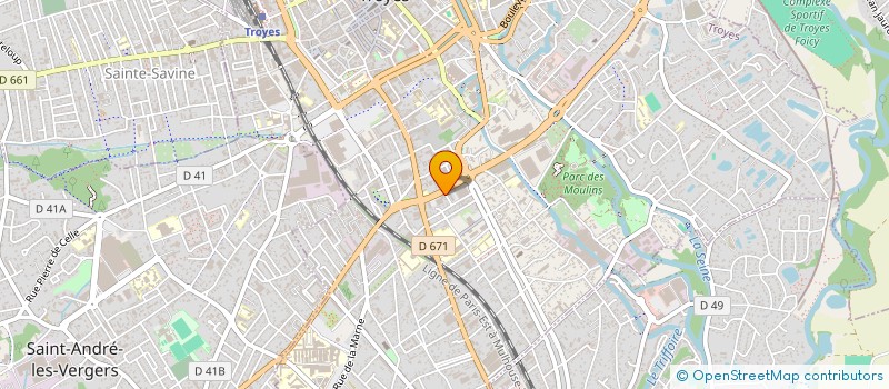 localisation de l'entreprise TRACK & CATCH à TROYES