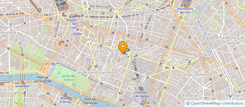 localisation de l'entreprise TRACK DATA à PARIS
