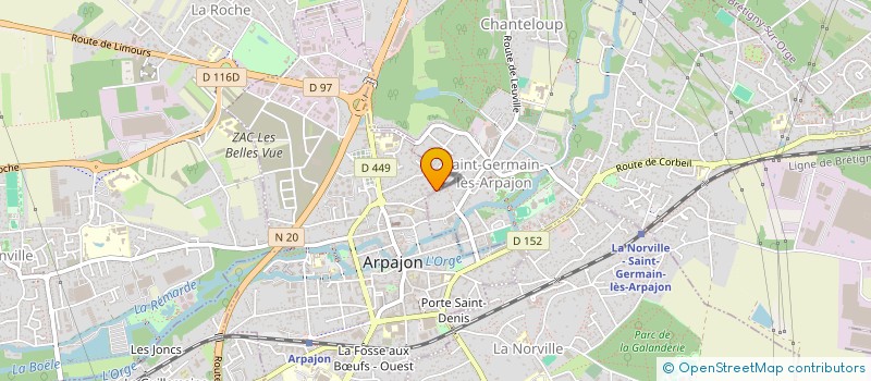 localisation de l'entreprise TRACK MATE SOCIETY  ARPAJON