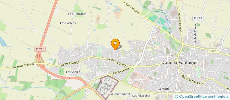 localisation de l'entreprise TRACK'N'ART  DOUE-EN-ANJOU