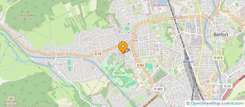localisation de l'entreprise TRACK YOUR DREAM à BAVILLIERS