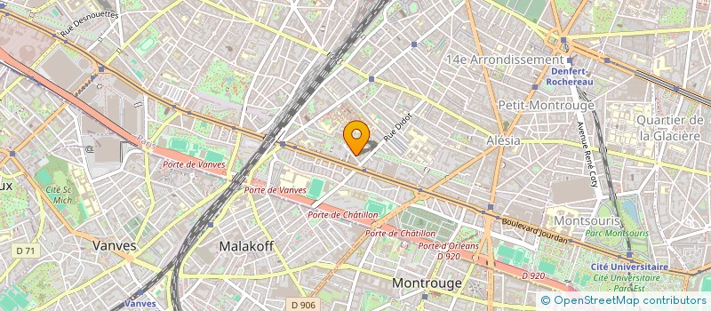 localisation de l'entreprise TRACK14  PARIS