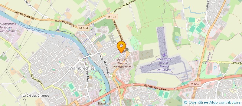 localisation de l'entreprise TRACKIT FRANCE  WAMBRECHIES