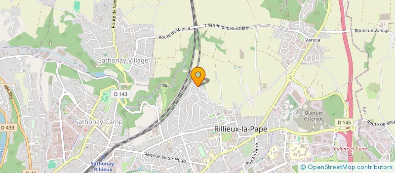 localisation de l'entreprise TRACKMATE  RILLIEUX-LA-PAPE