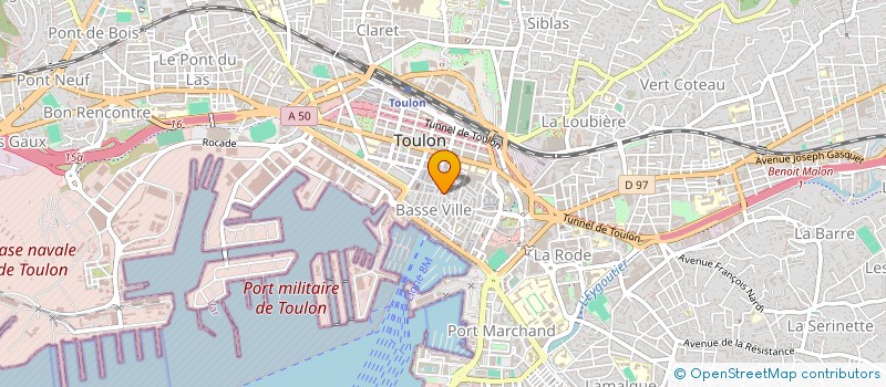 localisation de l'entreprise TRACKS à TOULON