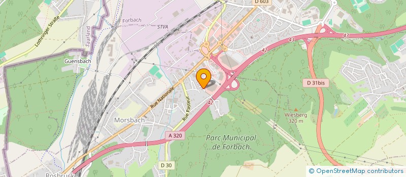 localisation de l'entreprise TRACKS EST  MORSBACH