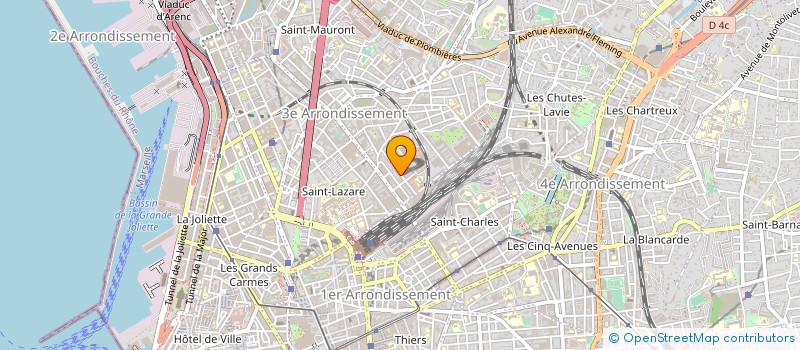 localisation de l'entreprise TRACKTIS à MARSEILLE