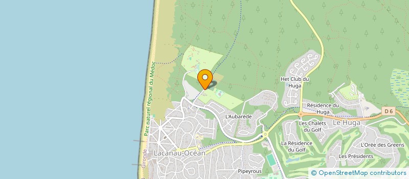 localisation de l'entreprise TRACKX  LACANAU