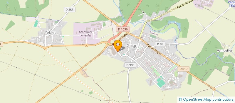 localisation de l'entreprise TRACO FORCE  CROISSY-BEAUBOURG