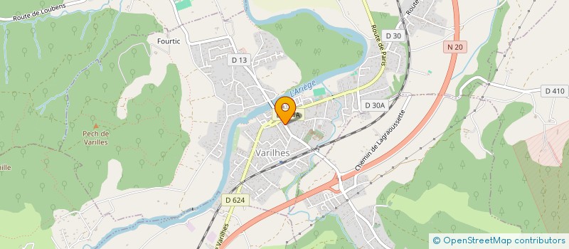 localisation de l'entreprise TRACO INVEST à VARILHES