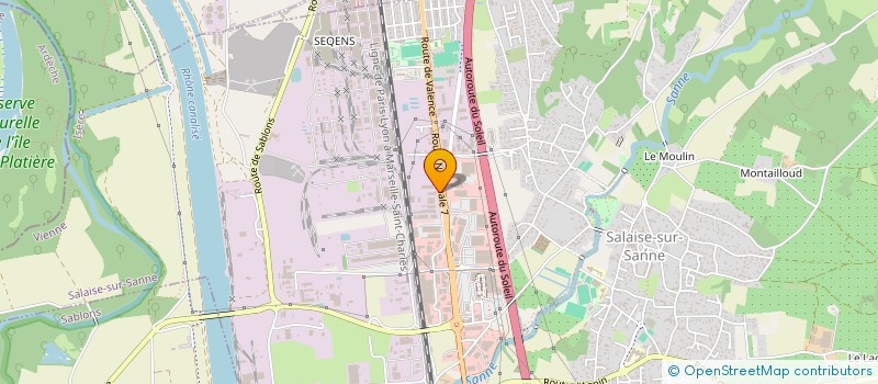 localisation de l'entreprise TRACOM  SALAISE-SUR-SANNE