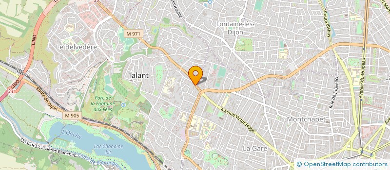 localisation de l'entreprise TRACOR INGENIERIE à TALANT