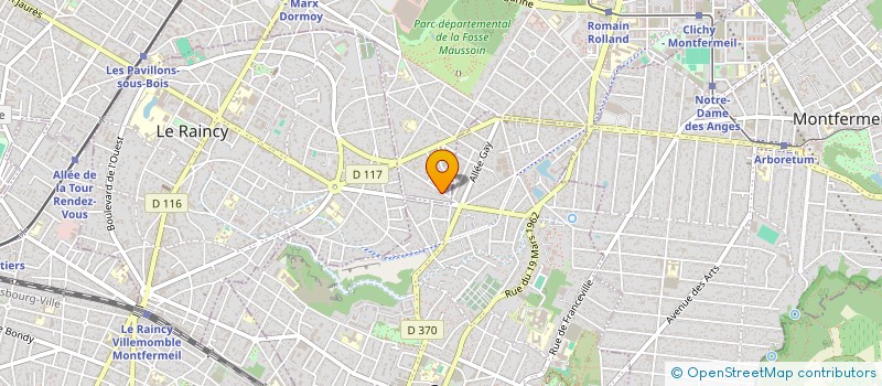 localisation de l'entreprise TRACTASEVEN à CLICHY-SOUS-BOIS