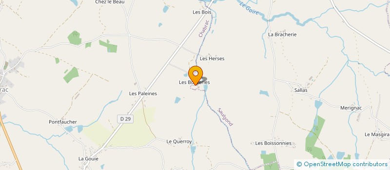 localisation de l'entreprise TRACTEUR TONDEUSE RACING CHARENTE à SAULGOND