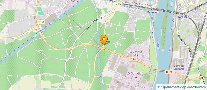 localisation de l'entreprise TRACTION ET MOTOCULTURE à BEAUCAIRE