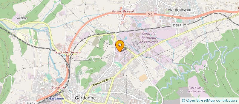 localisation de l'entreprise TRACTION LEVAGE à GARDANNE