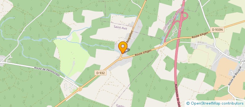 localisation de l'entreprise TRACTO-LANDES à SAINT-AVIT